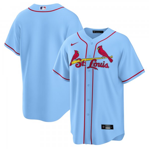 Men's St. Louis Cardinals Nike Light Blue Alternate Replica Team Jersey