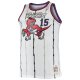 Men's Toronto Raptors Vince Carter Mitchell & Ness White 1998/99 Big & Tall Hardwood Classics Swingman Jersey