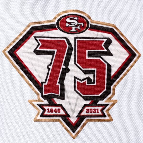 Women's San Francisco 49ers Nick Bosa Nike White 75th Anniversary 2nd Alternate Game Jersey