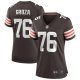 Women's Cleveland Browns Lou Groza Nike Brown Game Retired Player Jersey