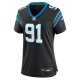 Women's Carolina Panthers Nick Thurman Nike  Black Team Game Jersey