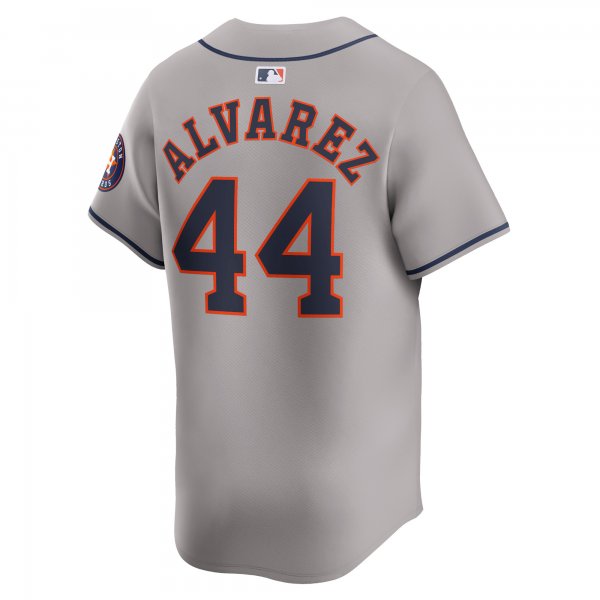 Men's Houston Astros Yordan Alvarez Nike Gray Away Limited Player Jersey