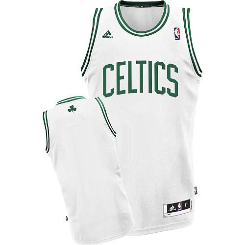 Men's Boston Celtics Revolution 30 Blank White Stitched NBA Jersey