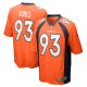 Men's Denver Broncos Troy Jones Nike Orange Game Jersey