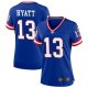 Women's New York Giants Nike Royal Classic #13 Jalin Hyatt Game Jersey