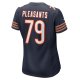 Women's Chicago Bears Austen Pleasants Nike  Navy  Game Jersey