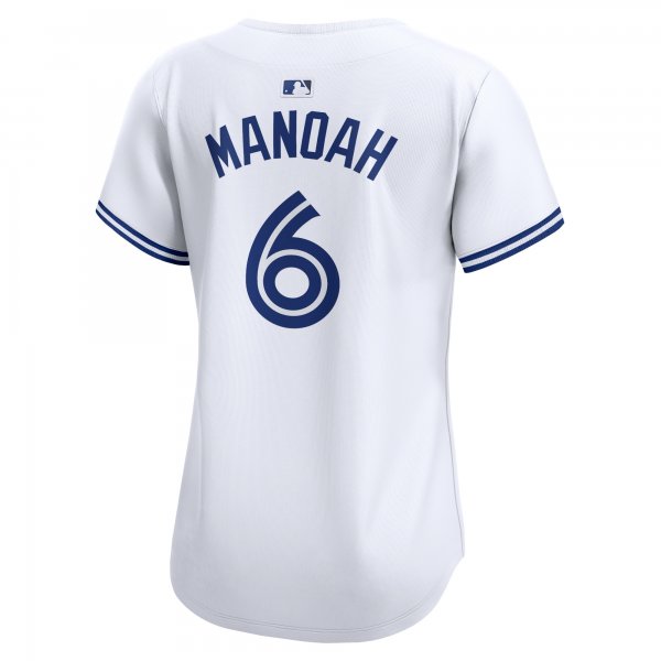 Women's Toronto Blue Jays Alek Manoah Nike White Home Limited Player Jersey