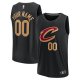 Youth Cleveland Cavaliers  Fanatics Black Fast Break Replica Custom Jersey - Statement Edition