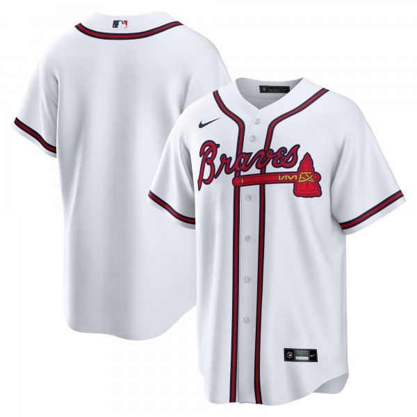 Men's Atlanta Braves Nike White Home Replica Team Jersey