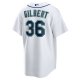 Men's Seattle Mariners Logan Gilbert Nike White Home Replica Jersey