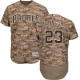 Men's San Diego Padres #23 Fernando Tatis Jr. Coffee Camo MLB Jersey