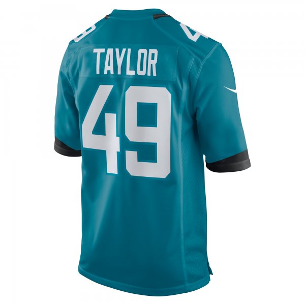 Men's Jacksonville Jaguars Leonard Taylor Nike  Teal  Game Jersey