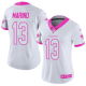 Nike Miami Dolphins #13 Dan Marino White/Pink Women's Stitched NFL Limited Rush Fashion Jersey