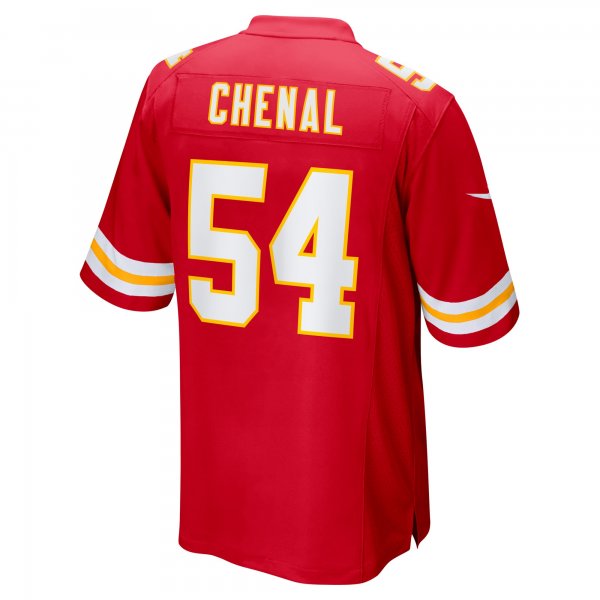 Men's Kansas City Chiefs Leo Chenal Nike Red Game Player Jersey