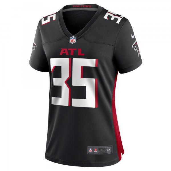 Women's Atlanta Falcons Natrone Brooks Nike  Black Team Game Jersey