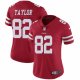 Women's Nike San Francisco 49ers #82 John Taylor Team Color Vapor Untouchable Limited Red NFL Jersey