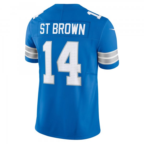 Men's Detroit Lions Amon-Ra St. Brown Nike Blue Vapor F.U.S.E. Limited Jersey