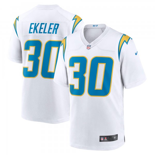 Men's Los Angeles Chargers Austin Ekeler Nike White Game Jersey