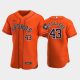 Men's Houston Astros #43 Lance McCullers 2020 Alternate Orange Flex Base MLB Jersey