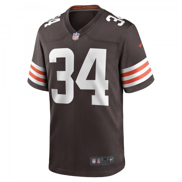 Men's Cleveland Browns Jerome Ford Nike Brown Game Player Jersey