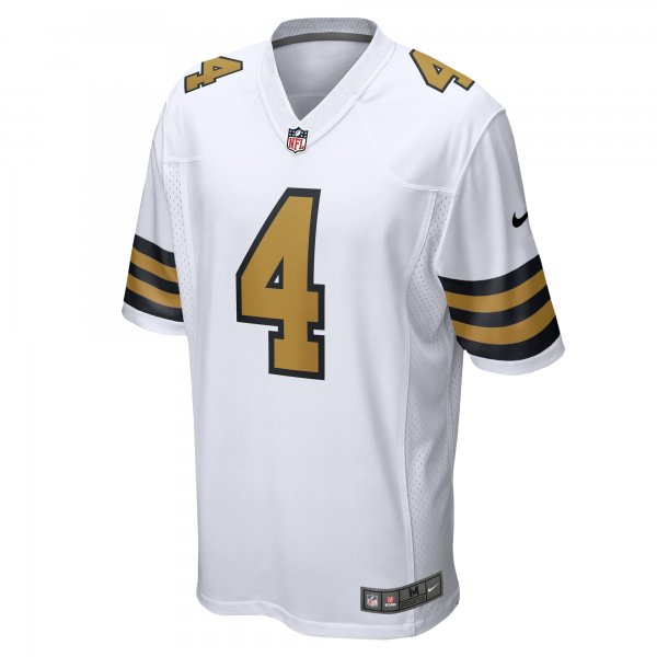 Men's New Orleans Saints Derek Carr Nike  White Alternate Game Jersey