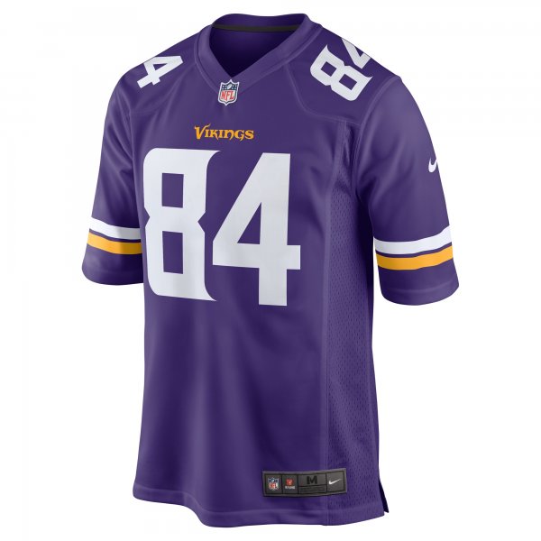 Men's Minnesota Vikings Josh Oliver Nike Purple Game Player Jersey