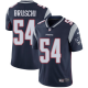 Men's Nike New England Patriots #54 Tedy Bruschi Navy Blue Team Color Stitched NFL Vapor Untouchable Limited Jersey