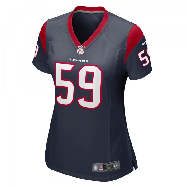 Women's Houston Texans Kenyon Green Nike Navy Game Player Jersey