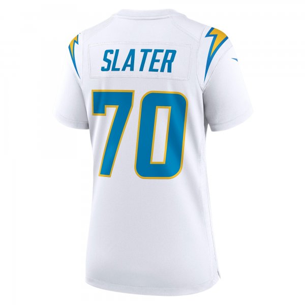 Women's Los Angeles Chargers Rashawn Slater Nike White Game Jersey