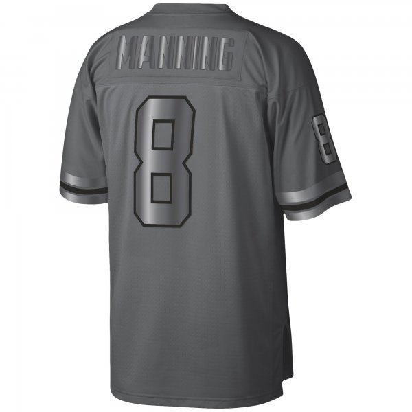 Men's New Orleans Saints Archie Manning Mitchell & Ness Charcoal 1979 Retired Player Metal Legacy Jersey