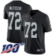 Men's #72 John Matuszak Limited Black NFL Home Las Vegas Raiders Vapor Untouchable Jersey 100th Season Jersey