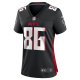 Women's Atlanta Falcons CJ Saunders Nike  Black Team Game Jersey