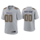 Men's Minnesota Vikings Custom Gray Atmosphere Fashion Game Jersey