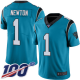 Carolina Panthers #1 Cam Newton Blue Alternate Men's Stitched NFL 100th Season Vapor Limited Jersey