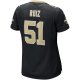 Women's New Orleans Saints Cesar Ruiz Nike Black Game Jersey