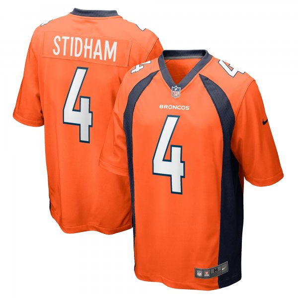 Men's Denver Broncos Jarrett Stidham Nike Orange Game Player Jersey