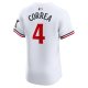 Men's Minnesota Twins Carlos Correa Nike White Home Elite Jersey