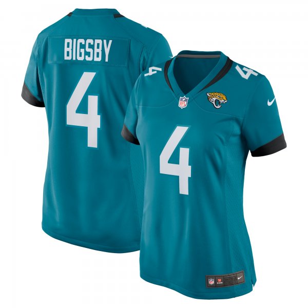 Women's Jacksonville Jaguars Tank Bigsby Nike Teal Game Jersey