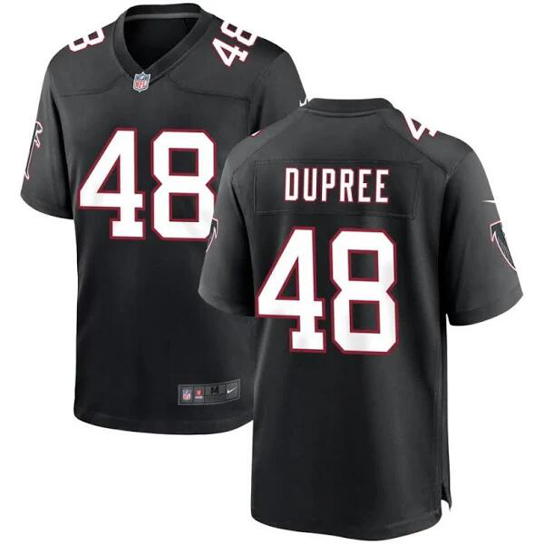 Men's Atlanta Falcons #48 Bud Dupree Black Atlanta Falcons Limited Jersey