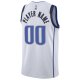 Men's Dallas Mavericks Nike White 2020/21 Swingman Custom Jersey - Association Edition