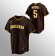 Men's San Diego Padres #5 Wil Myers Sand Brown MLB Road Jersey