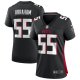 Women's Atlanta Falcons John Abraham Nike Black Game Retired Player Jersey