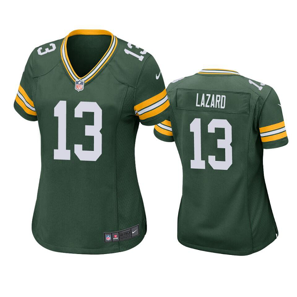 Women's Green Bay Packers #13 Allen Lazard Green Alternate Game Jersey