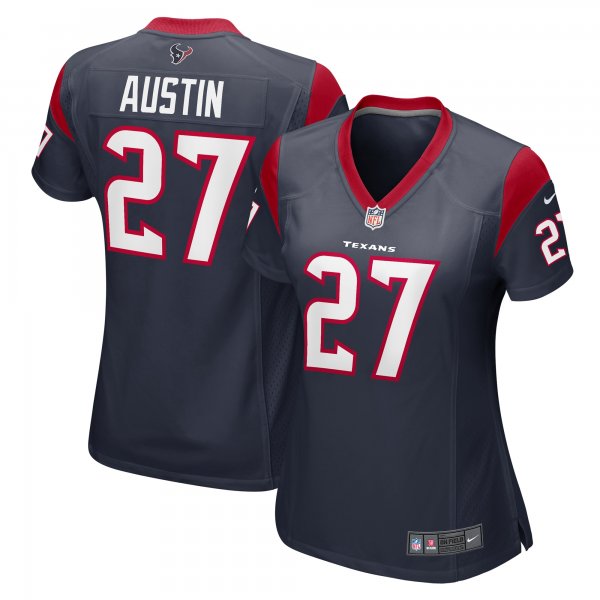 Women's Houston Texans Alex Austin Nike  Navy Team Game Jersey