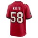 Men's Tampa Bay Buccaneers Markees Watts Nike  Red  Game Jersey