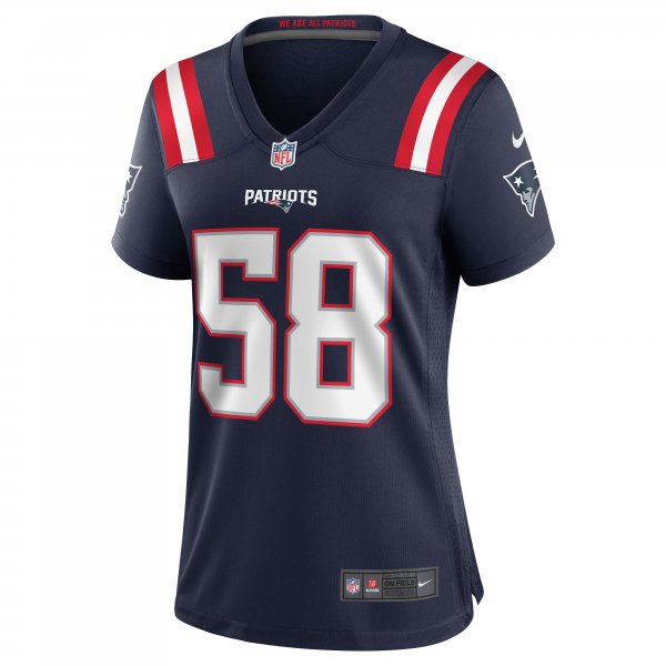 Women's New England Patriots Anfernee Jennings Nike Navy Team Game Jersey