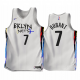 Men's NBA Brooklyn Nets Kevin Durant #7 2022-23 White City Edition Jersey