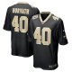 Men's New Orleans Saints Zander Horvath Nike  Black  Game Jersey