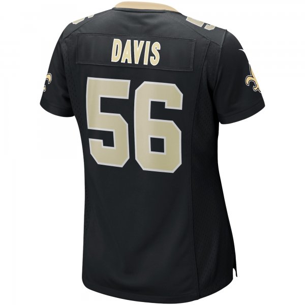 Women's Nike Demario Davis Black New Orleans Saints Game Jersey