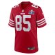 Men's San Francisco 49ers George Kittle Nike Scarlet Super Bowl LVIII Game Jersey